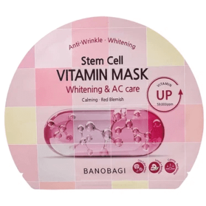 Mặt nạ Banobagi Stem Cell Vitamin Mask Whitening & AC Care hỗ trợ cấp ẩm và dưỡng sáng da cho da mụn (30g)